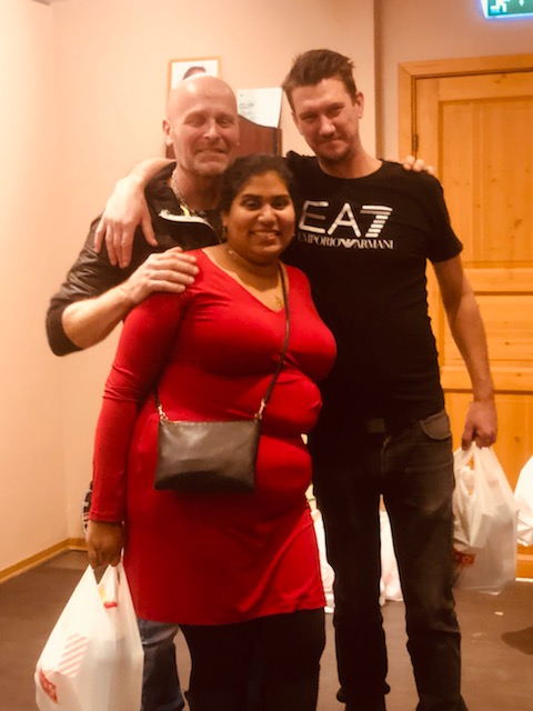 Mina och Robban Klaman, tredjepristagare. Robbans utgång från 152 var en av tävlingens verkliga höjdare!